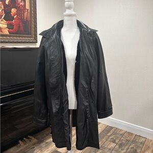 Sun Star Black Leather Jacket